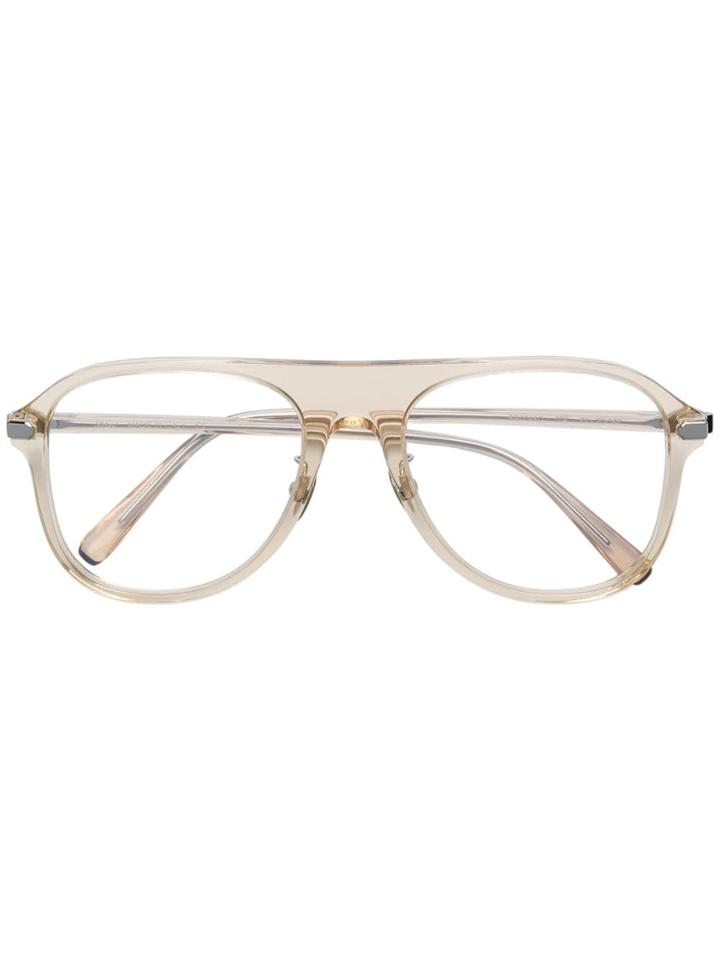 Brioni Aviator Shaped Glasses - Neutrals