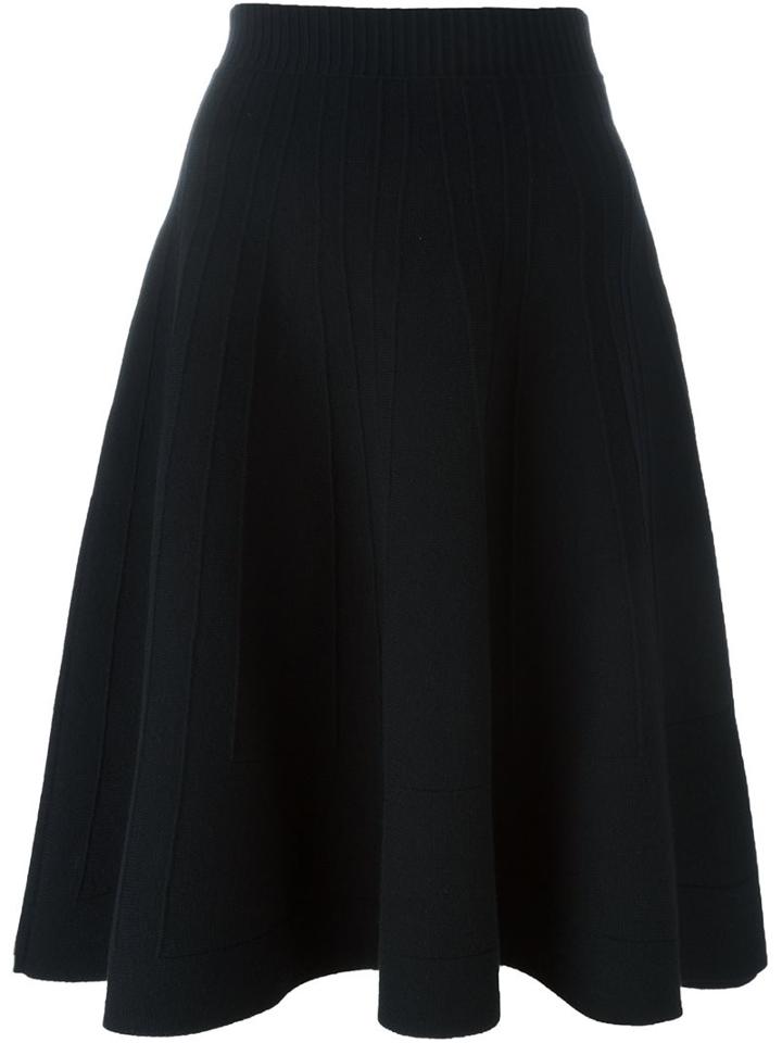 Alexander Mcqueen A-line Knit Skirt