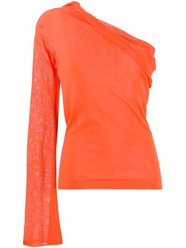 Romeo Gigli Pre-owned 2000's Single Sleeve Blouse - Orange