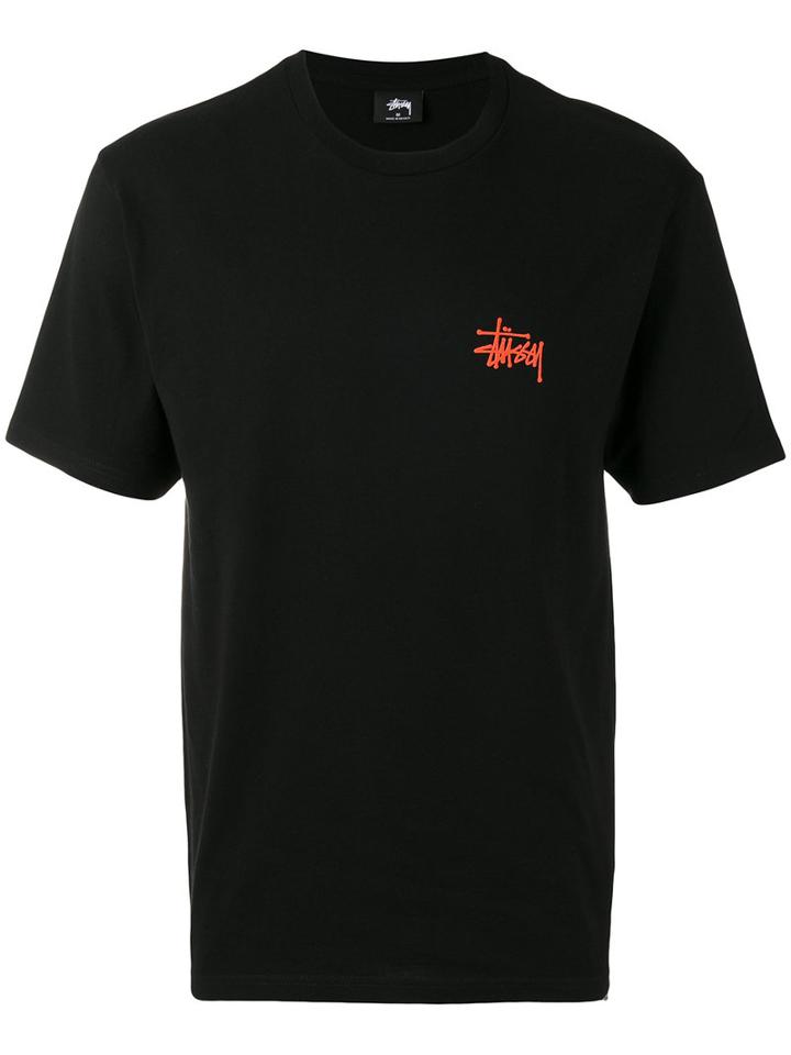 Stussy - Basic Stussy T-shirt - Men - Cotton - M, Black, Cotton