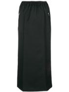 Prada Midi Track Skirt - Black
