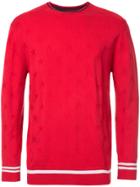 Guild Prime Star Print Sweater - Red