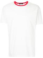 Roar Contrast Neck T-shirt - White