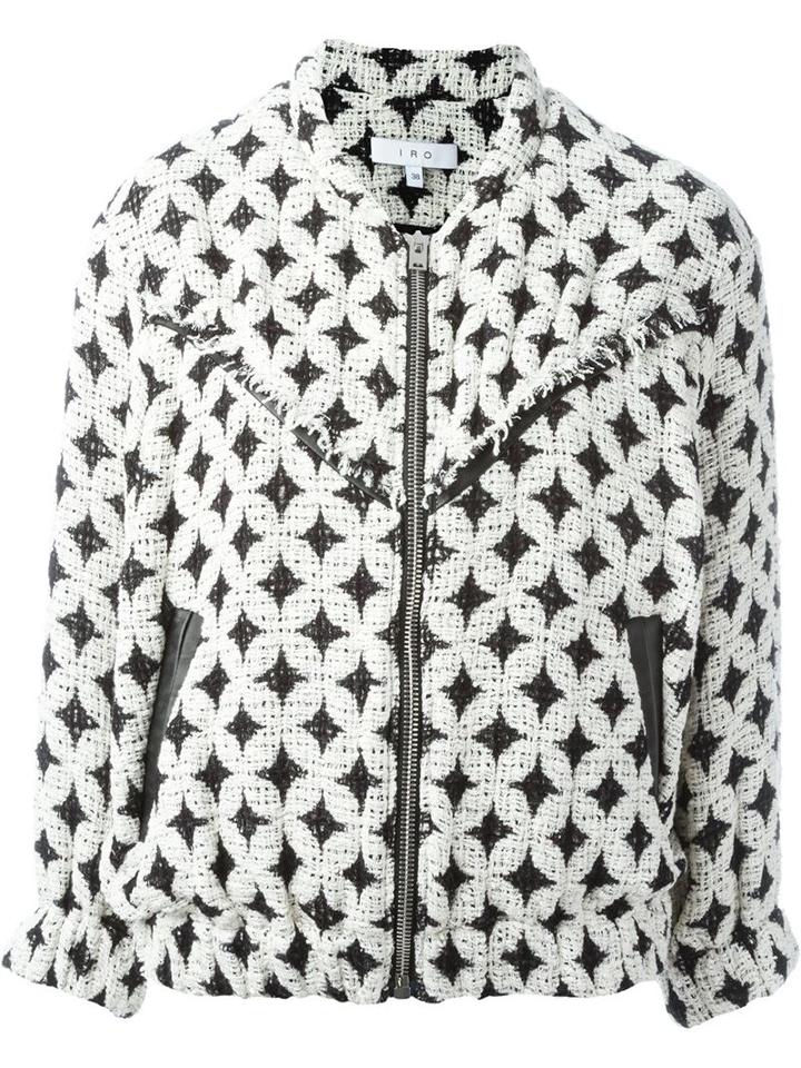 Iro Patterned Tweed Jacket