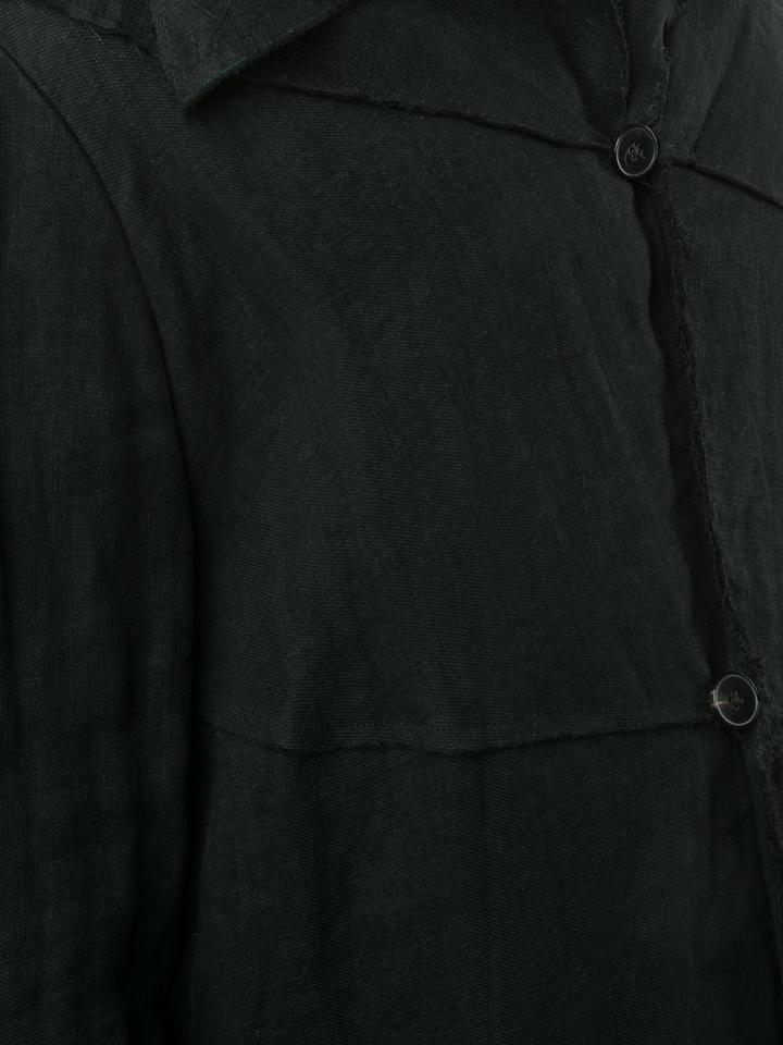Ma+ Lightweight Button Jacket, Men's, Size: 48, Black, Cotton