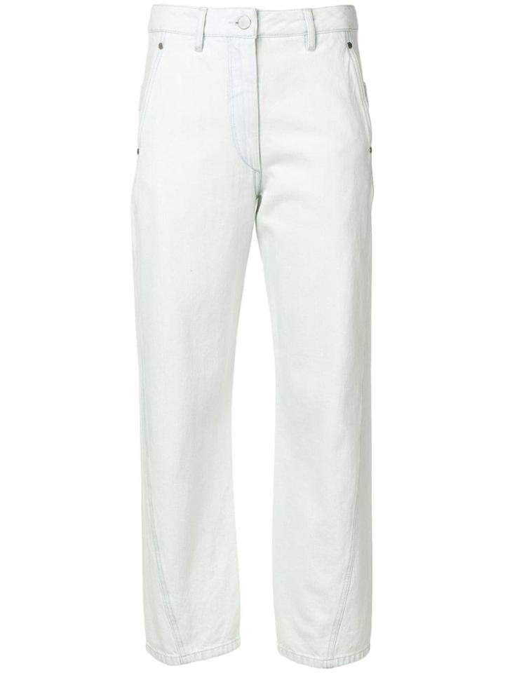 Lemaire Cropped Trousers - Blue