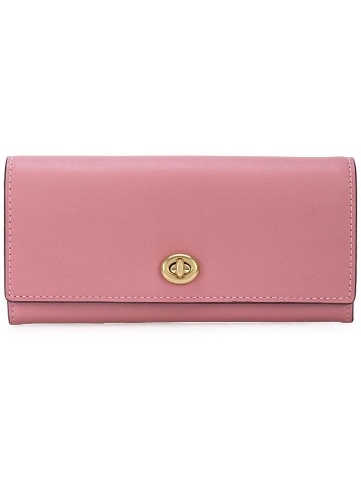 Coach Continental Wallet - Pink & Purple