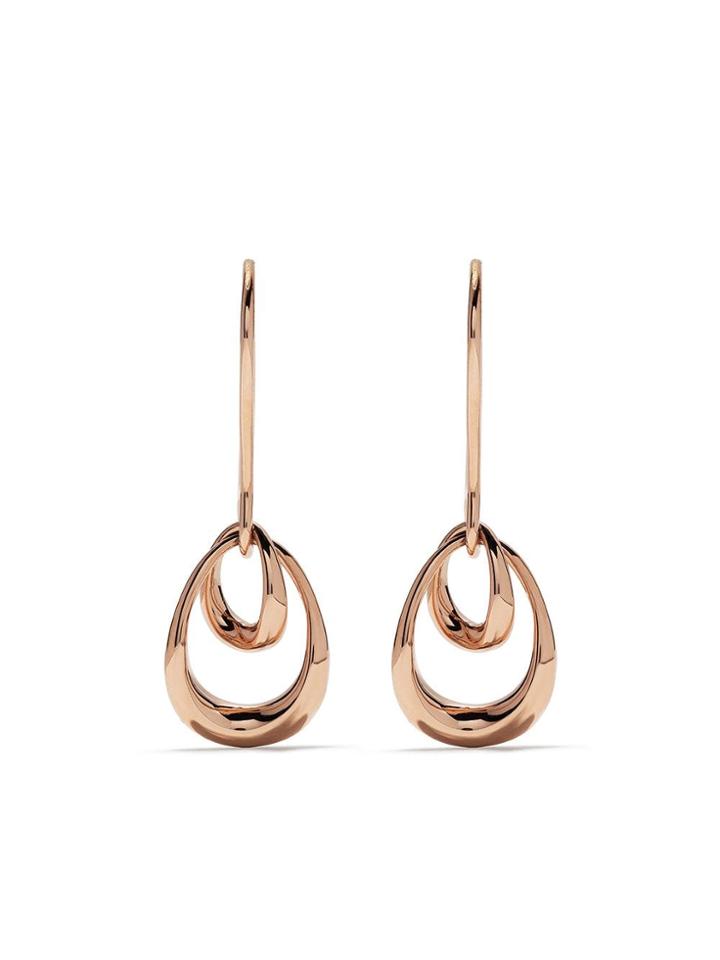 Georg Jensen 18kt Rose Gold Offspring Earrings