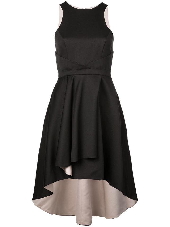 Nha Khanh Asymmetric Hem Dress - Black