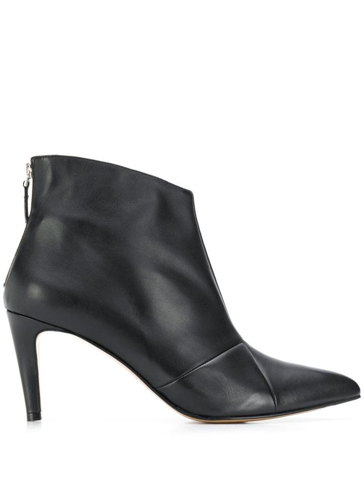 Parallèle Matte Finish Boots - Black