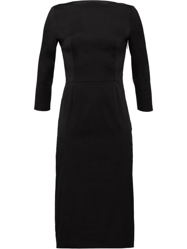 Prada Stretch Cotton Sheath Dress - Black