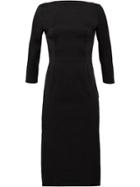 Prada Stretch Cotton Sheath Dress - Black