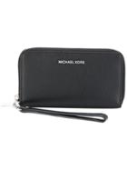 Michael Michael Kors Logo Zip Purse - Black