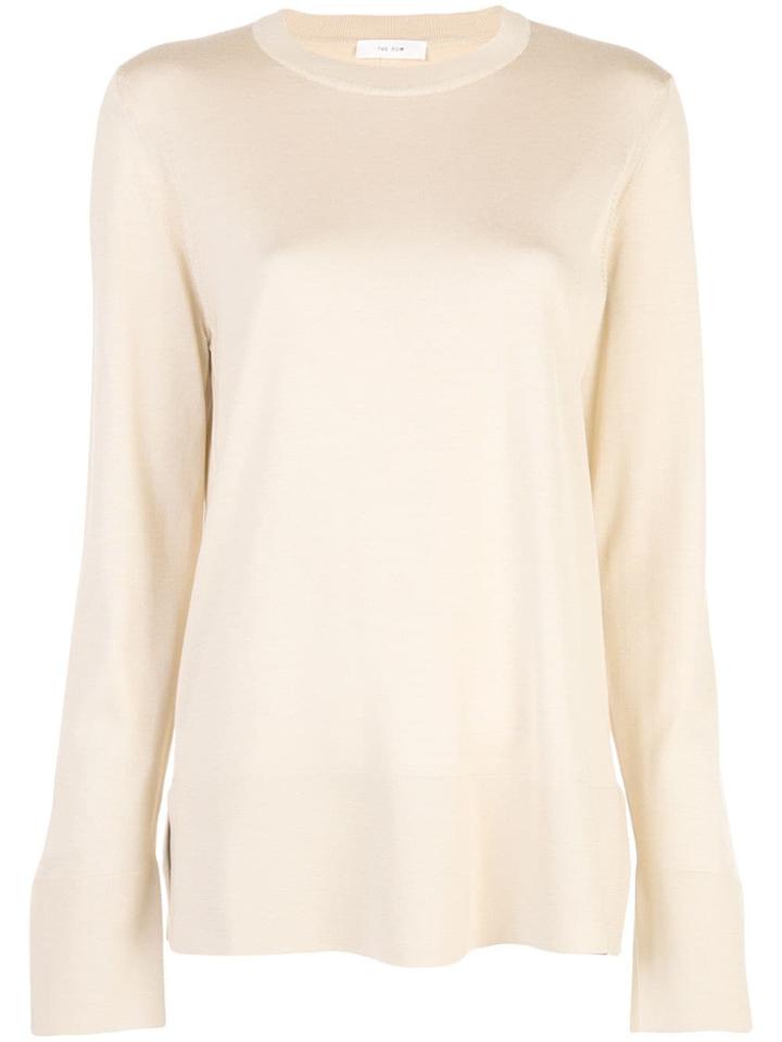 The Row Crew Neck Sweater - Neutrals