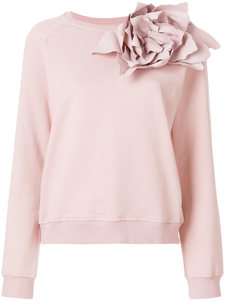 Ainea Flower Sweatshirt - Pink & Purple
