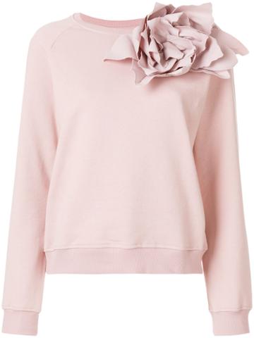 Ainea Flower Sweatshirt - Pink & Purple