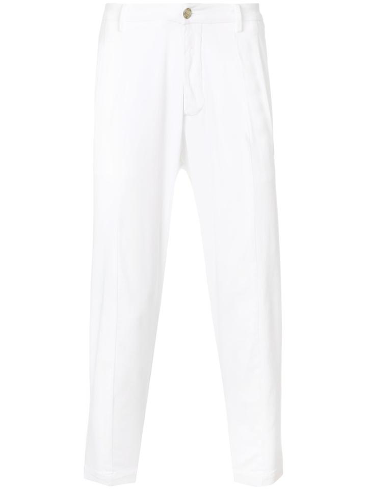Low Brand Cropped Chinos - White