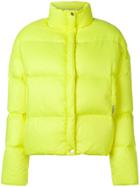 Forte Dei Marmi Couture High Neck Padded Jacket - Yellow & Orange