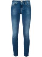 7 For All Mankind Skinny Jeans, Women's, Size: 27, Blue, Cotton/polyester/spandex/elastane