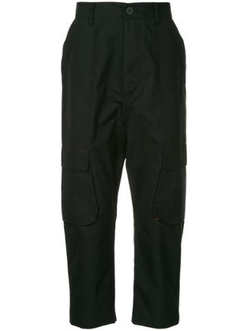 Berthold Straight-leg Trousers - Black