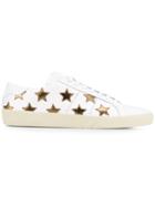 Saint Laurent Star Patch Sneakers - White