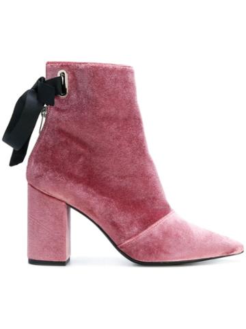 Clergerie Robert Clergerie X Self Portrait Karlit Boots - Pink