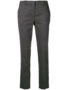 Mauro Grifoni Slim-fit Cropped Trousers - Grey