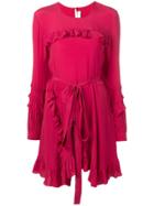 Iro Ruffle Detail Dress - Pink