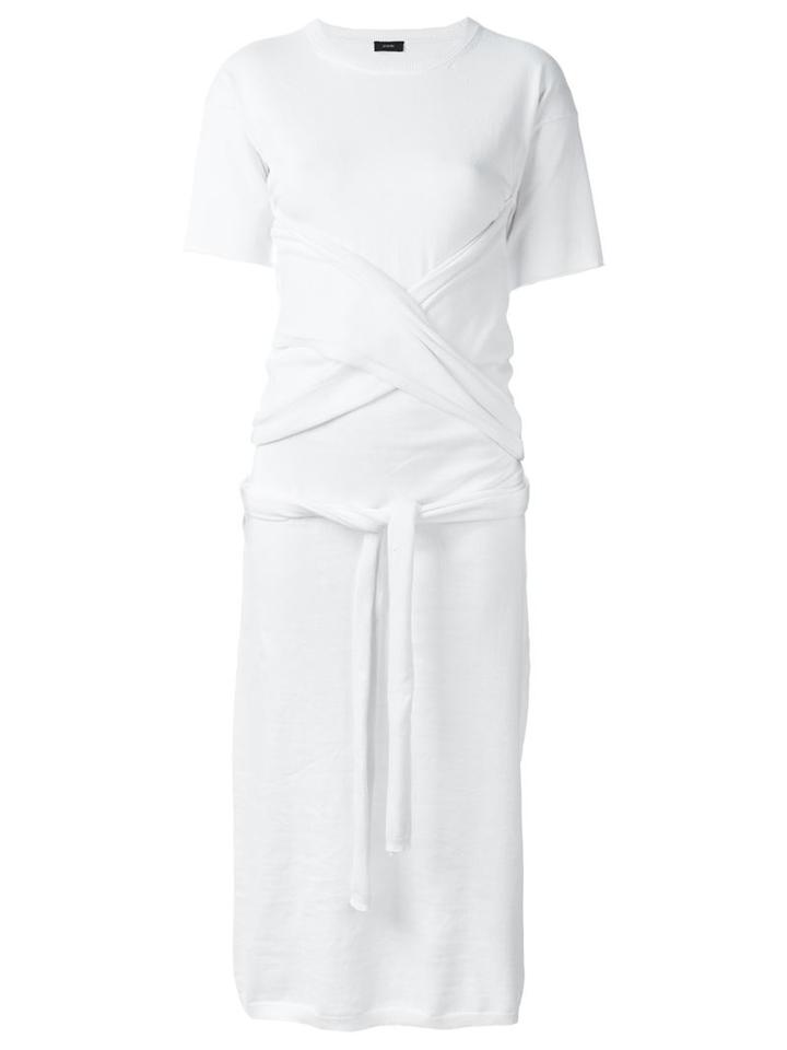 Joseph Knot Dress, Women's, Size: M, White, Cotton