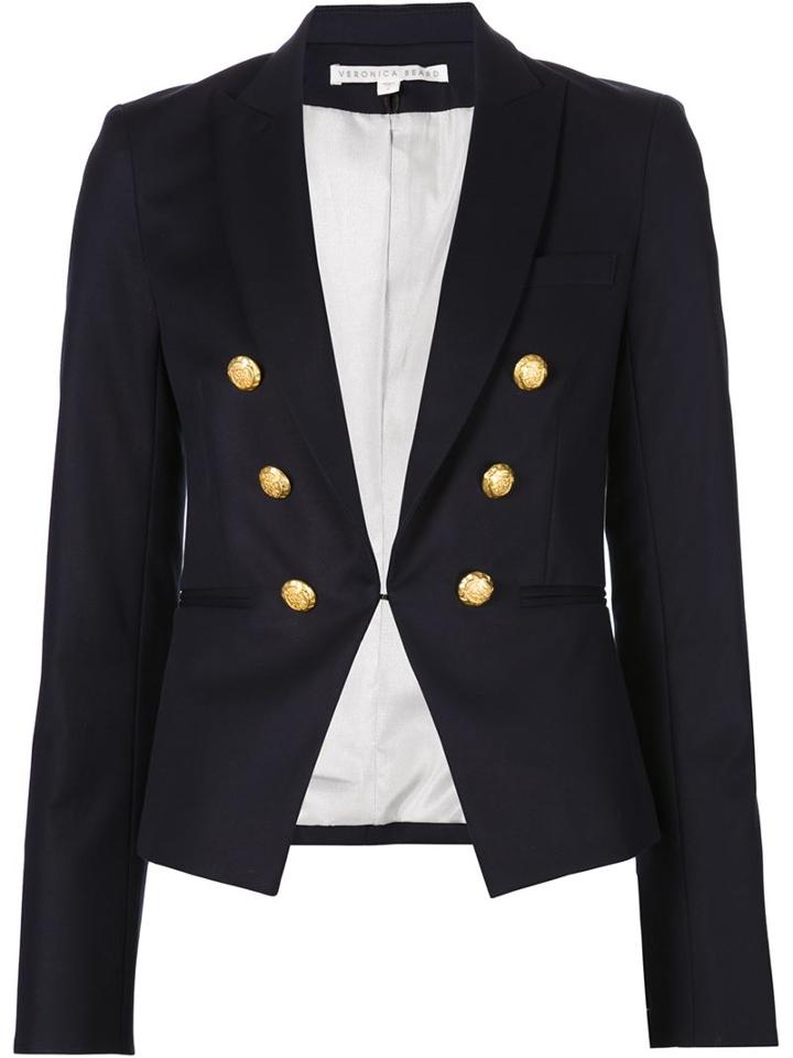 Veronica Beard Buttoned Blazer
