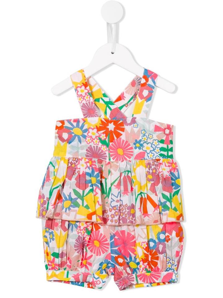 Stella Mccartney Kids - Graphic Flowers Dodie Short Set - Kids - Cotton - 3 Mth