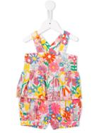 Stella Mccartney Kids - Graphic Flowers Dodie Short Set - Kids - Cotton - 3 Mth