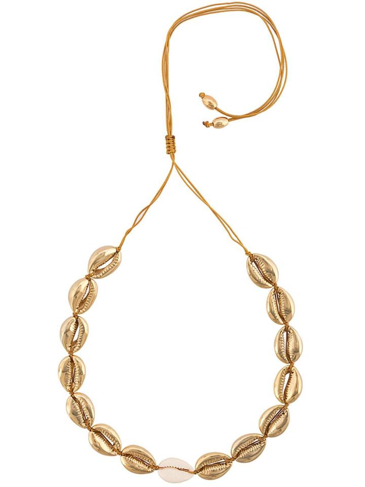 Tohum Concha Puka 30 Necklace - Gold