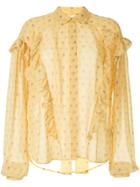 Preen By Thornton Bregazzi Floral Print Blouse - Yellow