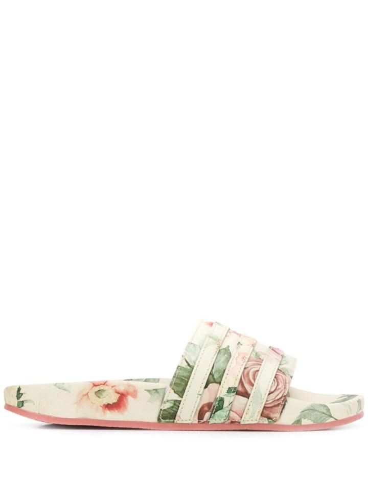 Adidas X Eric Emanuel Adilette Slides - Neutrals
