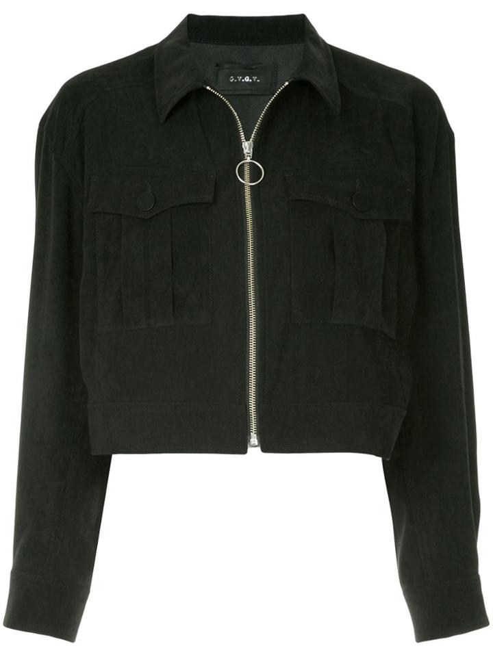 G.v.g.v. Zipped Short Jacket - Black