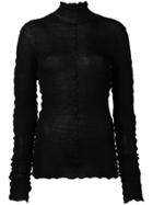 Ann Demeulemeester Knitted Sweater - Black