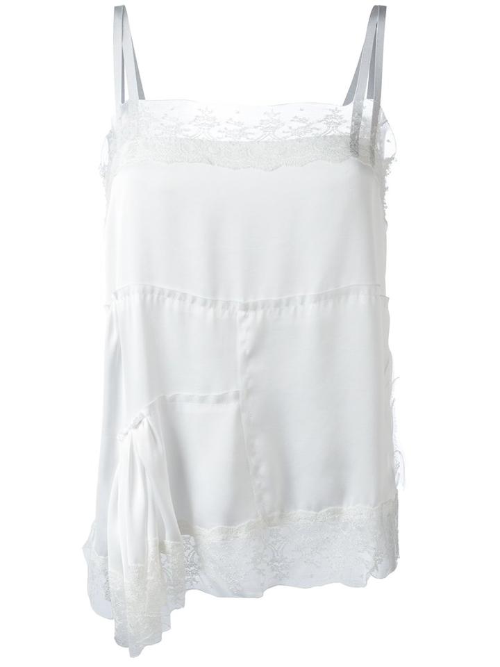 A.f.vandevorst 'aura' Camisole Top, Women's, Size: 36, White, Polyester