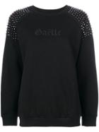Gaelle Bonheur Studded Long Sleeved Jumper - Black