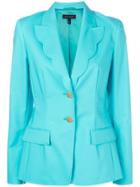 Escada Scallop Blazer - Blue