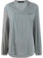 Steffen Schraut Striped Long-sleeved Shirt - Blue