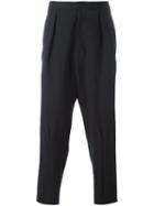 J.w.anderson Pleat Back Trousers, Men's, Size: 50, Blue, Cotton/spandex/elastane/viscose