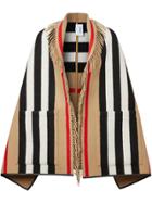 Burberry Icon Poncho - Neutrals