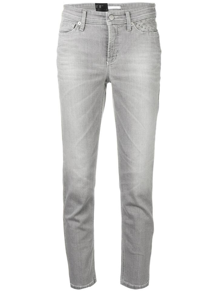 Cambio Cropped Jeans - Grey