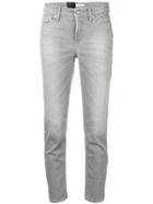 Cambio Cropped Jeans - Grey