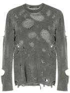 Junya Watanabe Comme Des Garçons Vintage Distressed Knitted Jumper -