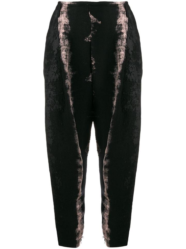 Masnada Distressed Style Trousers - Black
