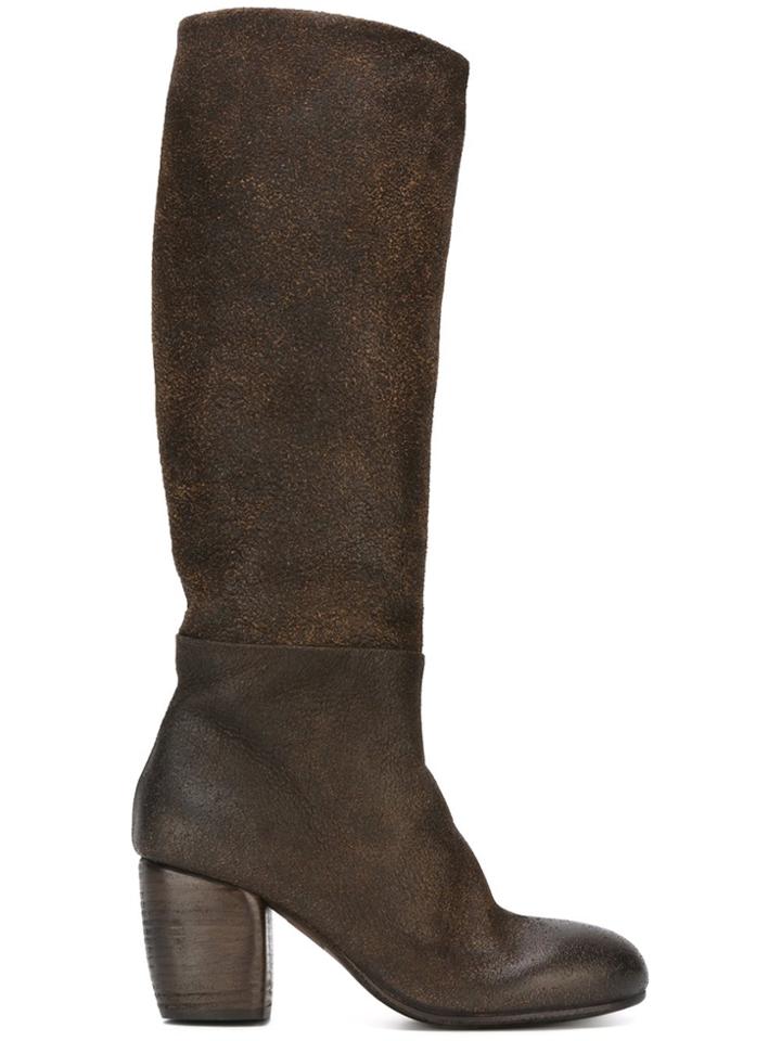 Marsèll 'corteccia' Slip-on Boots - Brown