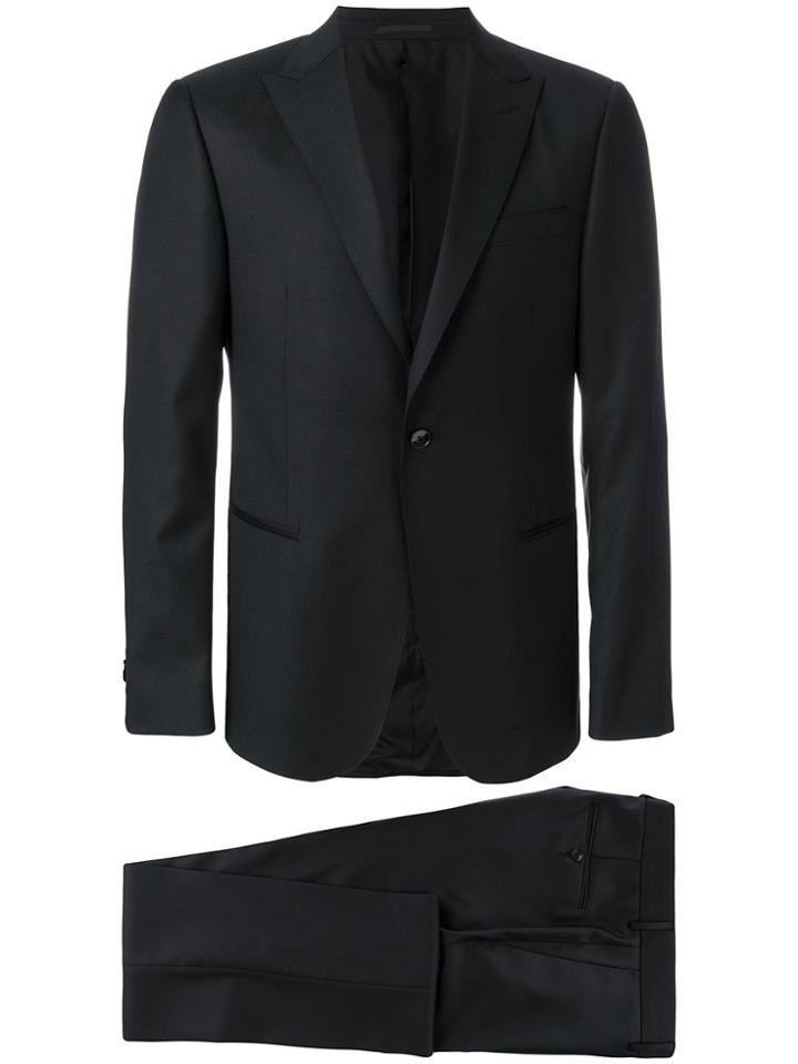 Z Zegna Slim Fit Classic Suit - Black