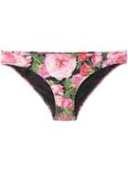Dolce & Gabbana Underwear Floral Print Bikini Bottom, Women's, Size: Iv, Polyamide/spandex/elastane